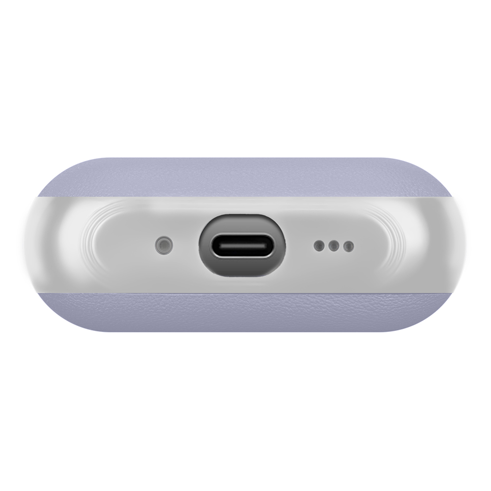 Apple AirPods Pro 3 Uyumlu Kılıf M-Safe Şarj Özellikli Mutural Poying Serisi Deri Tasarımlı Kapak - 2