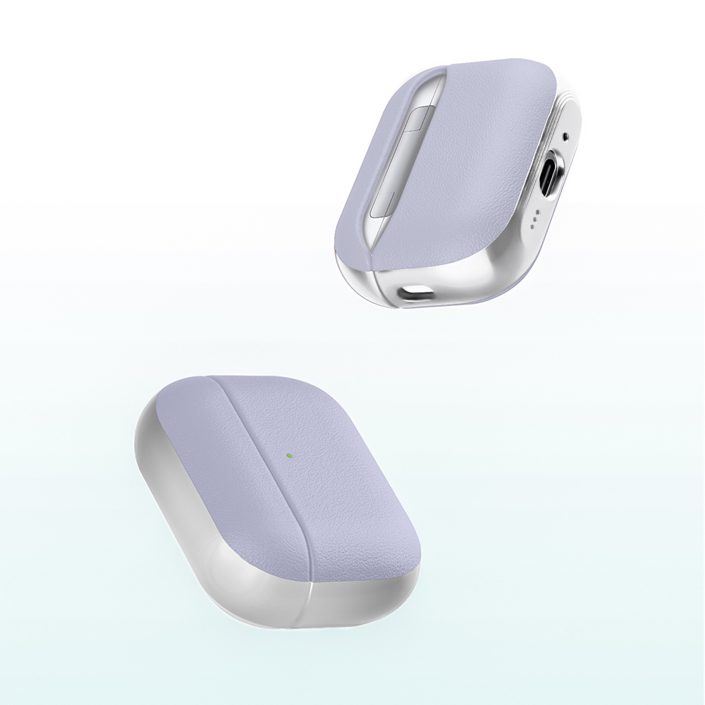 Apple AirPods Pro 3 Uyumlu Kılıf M-Safe Şarj Özellikli Mutural Poying Serisi Deri Tasarımlı Kapak - 3