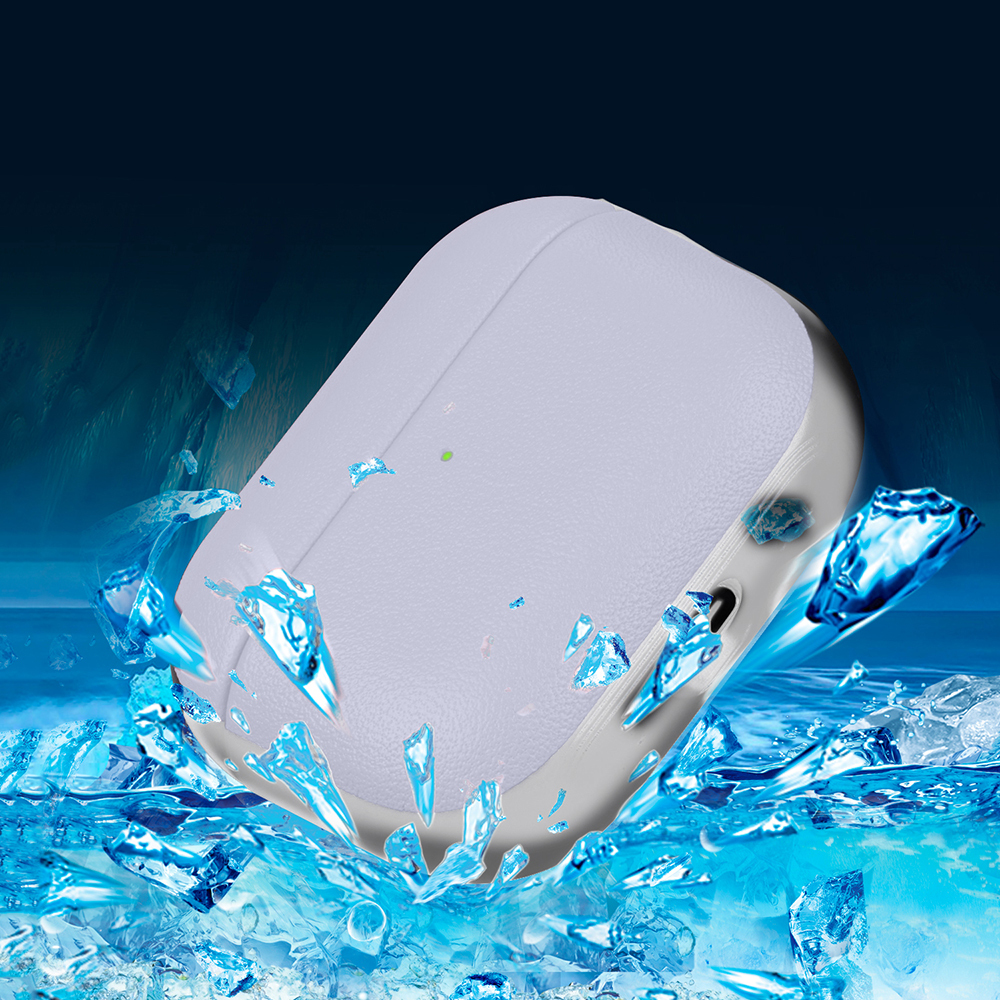 Apple AirPods Pro 3 Uyumlu Kılıf M-Safe Şarj Özellikli Mutural Poying Serisi Deri Tasarımlı Kapak - 6
