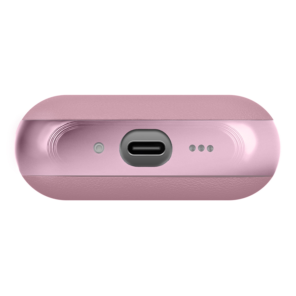 Apple AirPods Pro 3 Uyumlu Kılıf M-Safe Şarj Özellikli Mutural Poying Serisi Deri Tasarımlı Kapak - 2