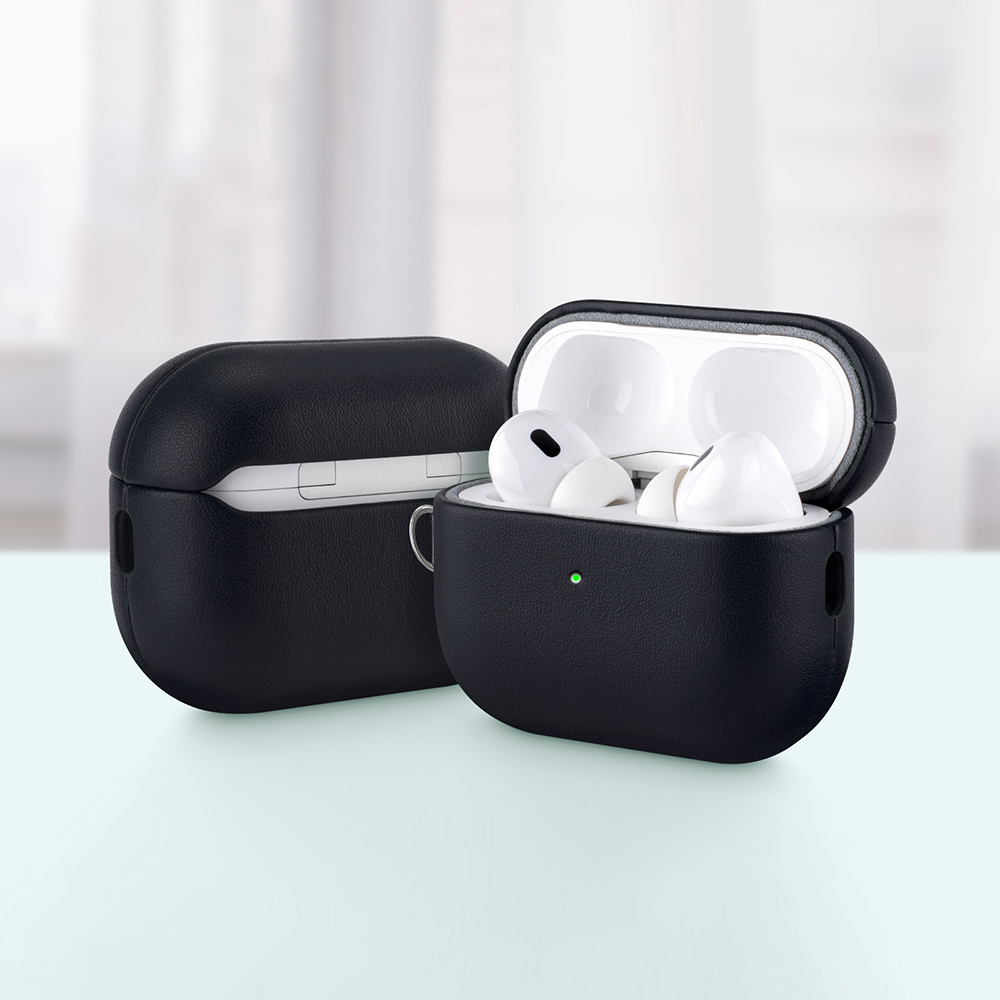 Apple AirPods Pro 3 Uyumlu Kılıf M-Safe Şarj Özellikli Mutural Yahu Serisi Deri Tasarımlı Kapak - 3