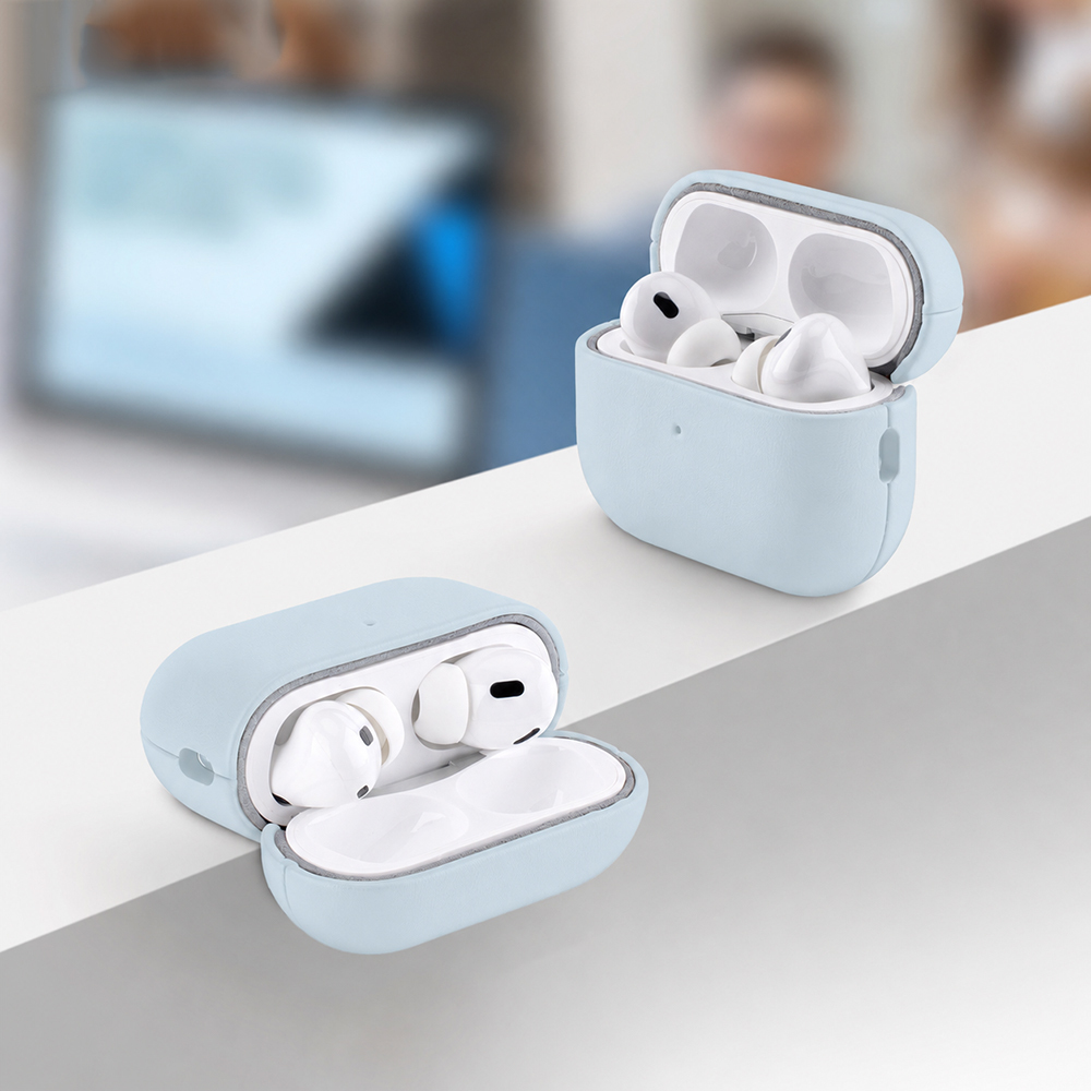 Apple AirPods Pro 3 Uyumlu Kılıf M-Safe Şarj Özellikli Mutural Yahu Serisi Deri Tasarımlı Kapak - 5