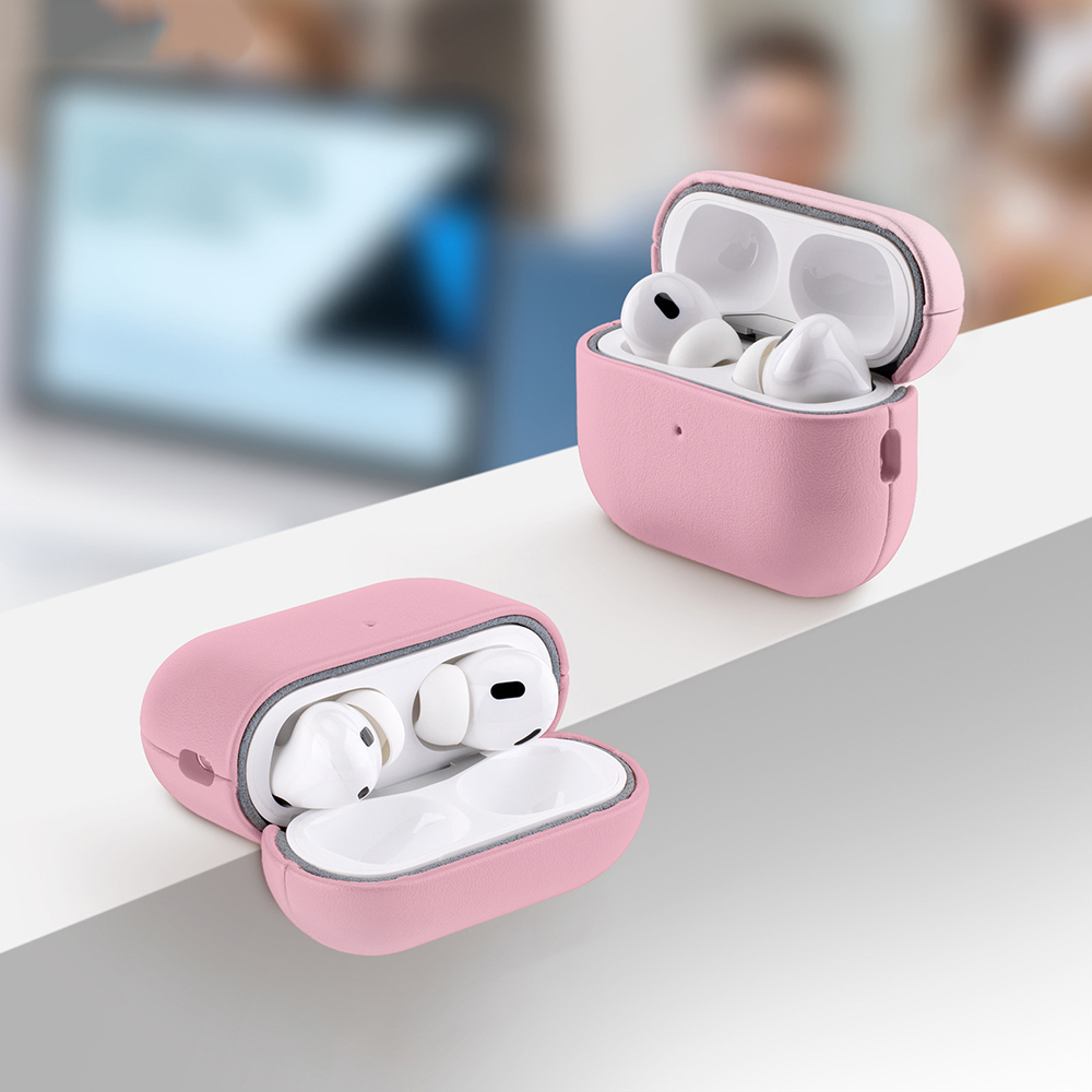 Apple AirPods Pro 3 Uyumlu Kılıf M-Safe Şarj Özellikli Mutural Yahu Serisi Deri Tasarımlı Kapak - 2