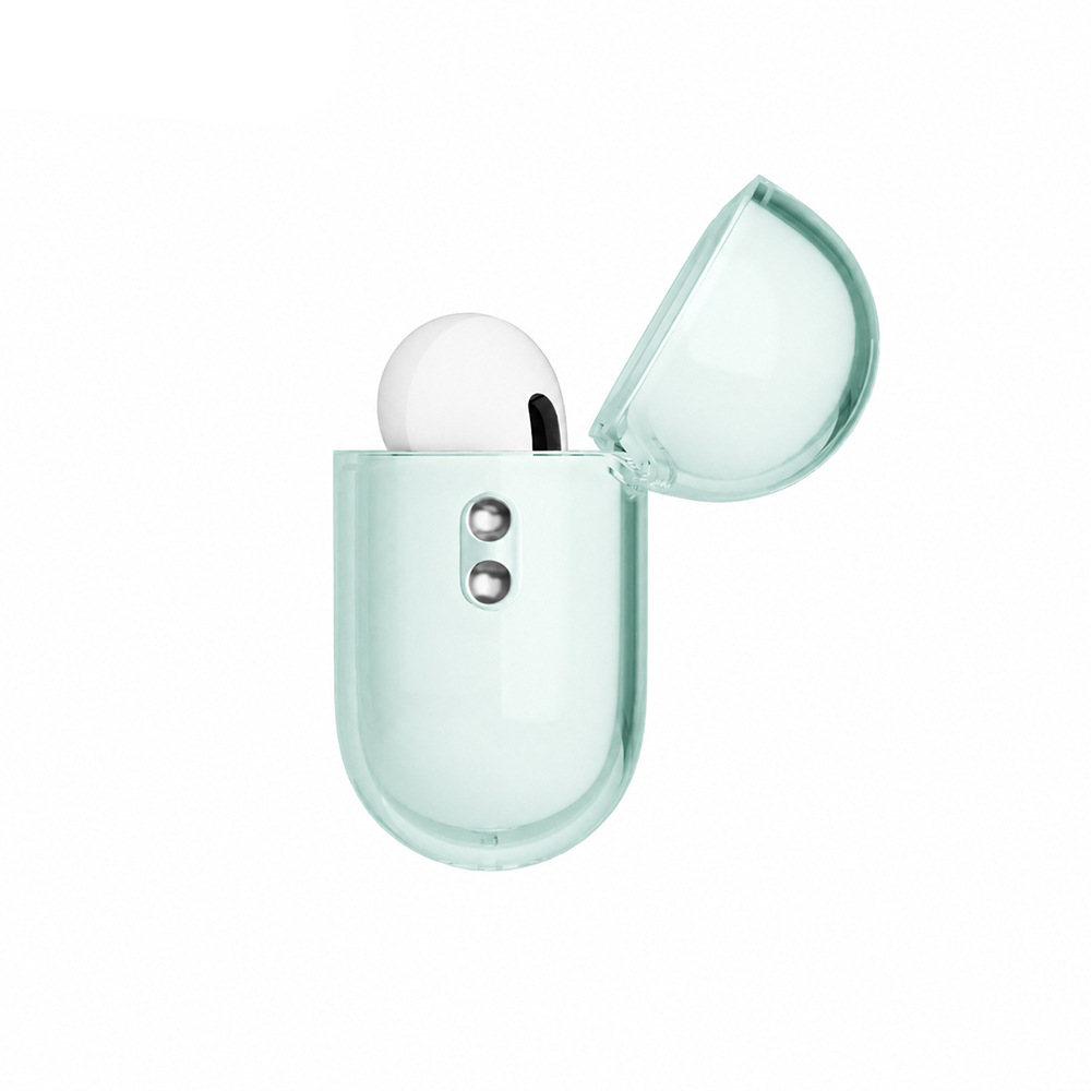 Apple AirPods Pro 3 Uyumlu Kılıf M-Safe Şarj Özellikli Mutural Ice Colour Serisi Silikon Kapak - 4