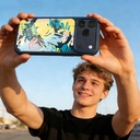 Apple iPhone 17 Pro Uyumlu Kılıf M-safe Şarj Özellikli 3D Baskılı Tasarım Mutural Graffiti Serisi Kapak - 9