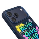 Apple iPhone 17 Pro Uyumlu Kılıf M-safe Şarj Özellikli 3D Baskılı Tasarım Mutural Graffiti Serisi Kapak - 3