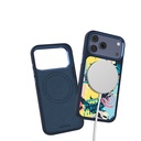 Apple iPhone 17 Pro Max Uyumlu Kılıf M-safe Şarj Özellikli 3D Baskılı Tasarım Mutural Graffiti Serisi Kapak - 4