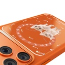 Apple iPhone 17 Pro Uyumlu Kılıf M-safe Şarj Özellikli 3D Baskılı Tasarım Mutural The Cat Serisi Kapak - 4