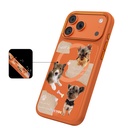 Apple iPhone 17 Pro Uyumlu Kılıf M-safe Şarj Özellikli 3D Baskılı Tasarım Mutural The Dog Serisi Kapak - 7