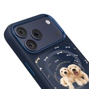 Apple iPhone 17 Pro Max Uyumlu Kılıf M-safe Şarj Özellikli 3D Baskılı Tasarım Mutural The Dog Serisi Kapak - 2