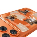 Apple iPhone 17 Pro Max Uyumlu Kılıf M-safe Şarj Özellikli 3D Baskılı Tasarım Mutural The Dog Serisi Kapak - 2