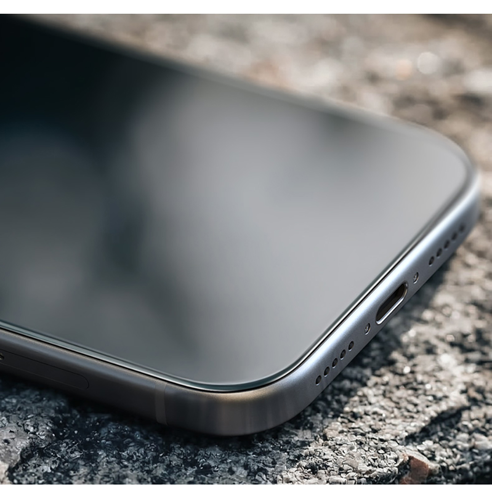 Apple iPhone 16 Pro Uyumlu Benks OmniWarrior Privacy Cam Ekran Koruyucu + Kolay Uygulama Aparatlı - 6