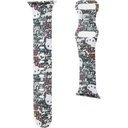 Apple Watch 38mm Uyumlu Hello Kitty Orjinal Lisanslı Etiket Graffiti Silikon Kordon