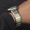 Apple Watch 42mm Uyumlu Zore KRD-155 Metal Silikon Kordon - 1