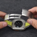 Apple Watch 42mm Uyumlu Zore KRD-155 Metal Silikon Kordon - 1