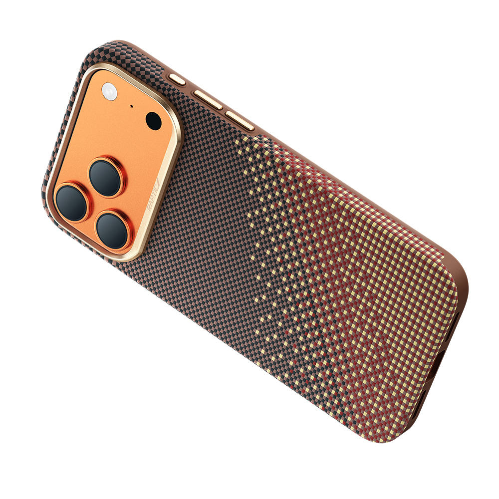 Apple iPhone 17 Pro Max Uyumlu Kılıf M-safe Şarj Özellikli Raptic Aramid Dual Ultra Serenity Serisi Kapak - 4