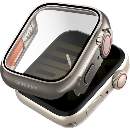Apple Watch 44mm Uyumlu SkinArma Gado Pro Dijital Taç Korumalı Kasa ve Ekran Koruyucu
