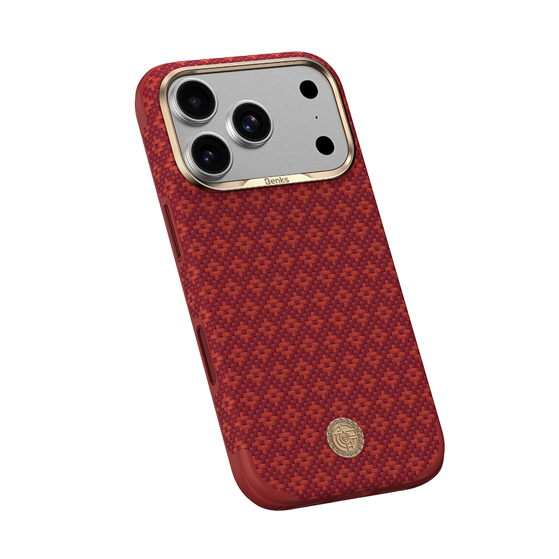 Apple iPhone 17 Pro Uyumlu Kılıf M-Safe Şarj Özellikli Benks ArmorPro ArmorEdge X9 Serisi Kevlar Kapak - 1