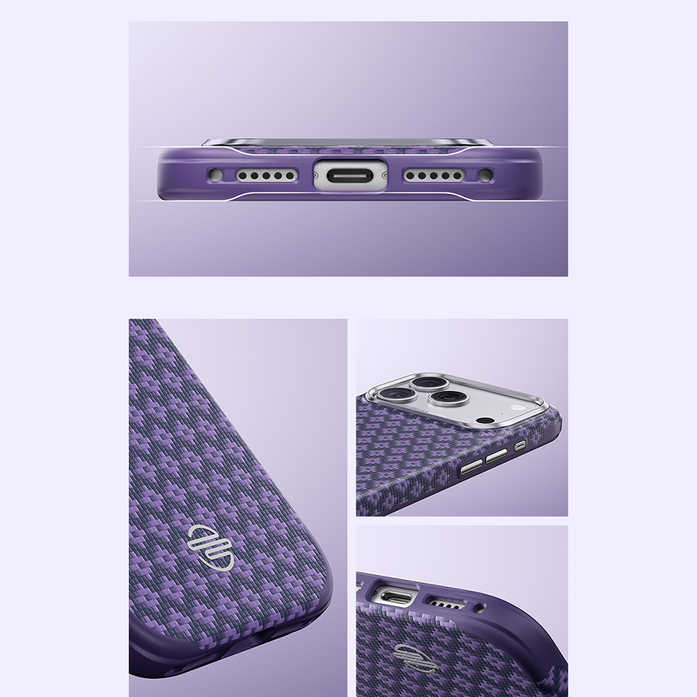 Apple iPhone 17 Pro Uyumlu Kılıf M-Safe Şarj Özellikli Benks ArmorPro ArmorEdge X9 Serisi Kevlar Kapak - 12