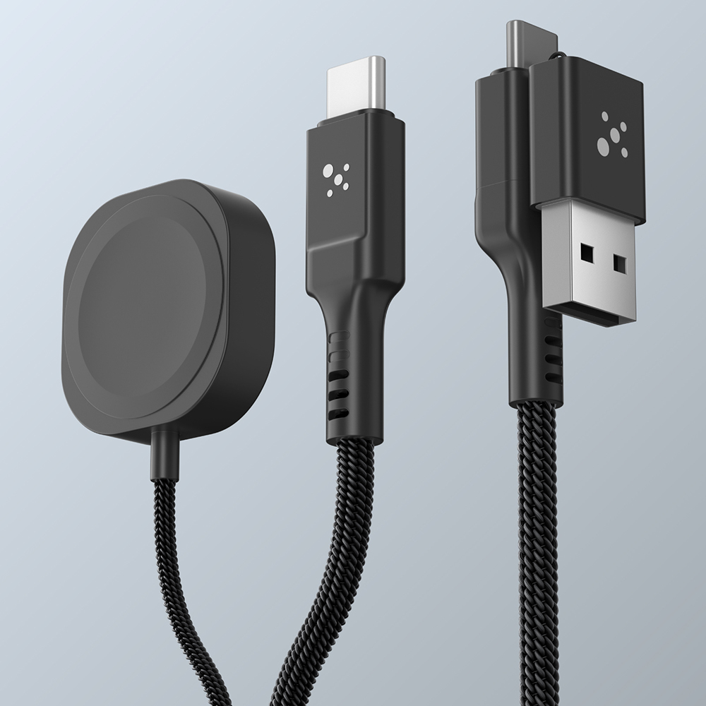 Amazingthing Thunder Pro 7X 100W Apple Watch Serisi Akıllı Saat Wireless 4in1 Type-C PD - Usb Hızlı Şarj Kablosu 1.5M - 3