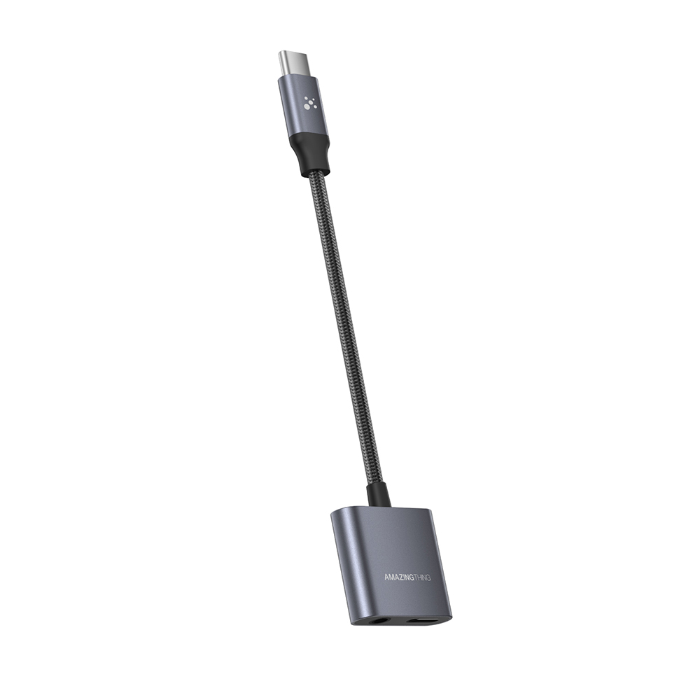 Amazingthing Thunder Pro 2in1 Type-C To 3.5mm Hi-Fi Aux Çevirici Ses Adaptörü - 2