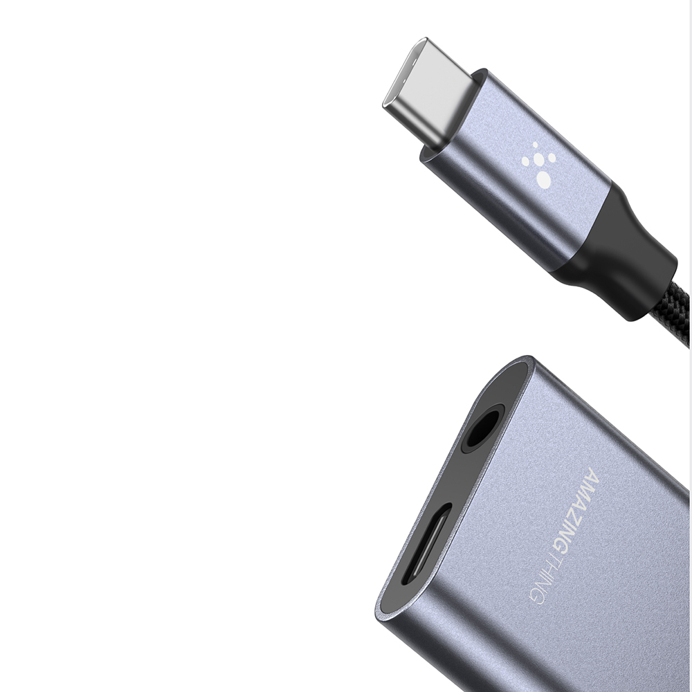 Amazingthing Thunder Pro 2in1 Type-C To 3.5mm Hi-Fi Aux Çevirici Ses Adaptörü - 4