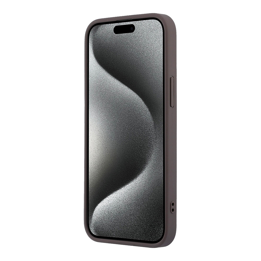 Apple iPhone 15 Pro Max Uyumlu Kılıf Guess Orjinal Lisanslı M-safe Kabartmalı 4G Desenli Yazı Logolu Kapak - 4