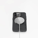 Apple iPhone 15 Uyumlu Kılıf Recci Machinist Serisi Magsafe Şarj Özellikli Magnetik Karbon Kapak