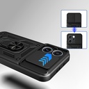 Oppo Reno Uyumlu 15 Pro Kılıf Magnetik Standlı Kamera Korumalı Zore Sürgülü Vega Kapak - 1