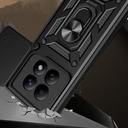 Xiaomi Redmi Note 15 4G Uyumlu Kılıf Magnetik Standlı Kamera Korumalı Zore Sürgülü Vega Kapak - 1