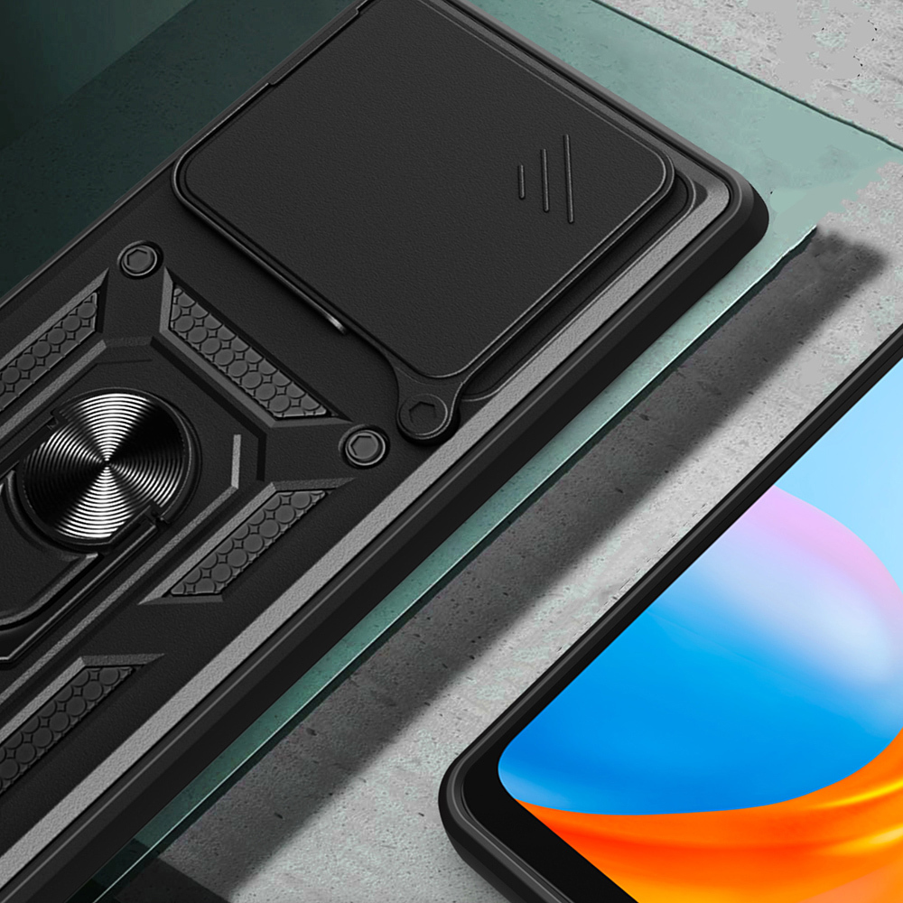 Xiaomi Redmi Note 15 Pro Plus Uyumlu Kılıf Magnetik Standlı Kamera Korumalı Zore Sürgülü Vega Kapak - 3