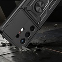Tecno Camon 50 Kılıf Magnetik Standlı Kamera Korumalı Zore Sürgülü Vega Kapak - 1