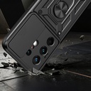 Tecno Camon 50 Pro Kılıf Magnetik Standlı Kamera Korumalı Zore Sürgülü Vega Kapak - 1