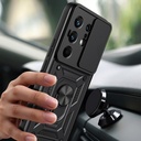 Tecno Camon 50 Pro Kılıf Magnetik Standlı Kamera Korumalı Zore Sürgülü Vega Kapak - 2