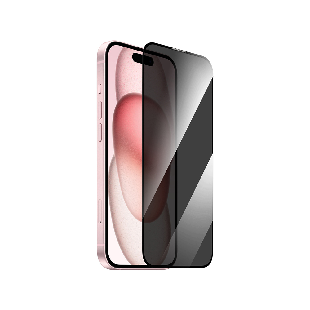 Apple iPhone 13 Pro Max Uyumlu Wiwu GT-011 Anti-Bakteriyel Özellikli Polimer Oleofobik Kaplama Temperli Privacy Cam Ekran Koruyucu - 4
