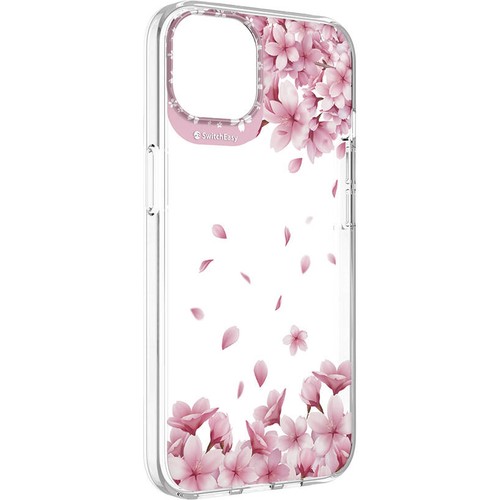 Apple iPhone 13 Uyumlu Kılıf Çift IMD Baskılı Lisanslı Switcheasy Artist Sakura Kapak