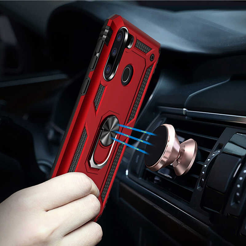 Samsung Galaxy A21 Uyumlu Kılıf Zore Vega Kapak - 6