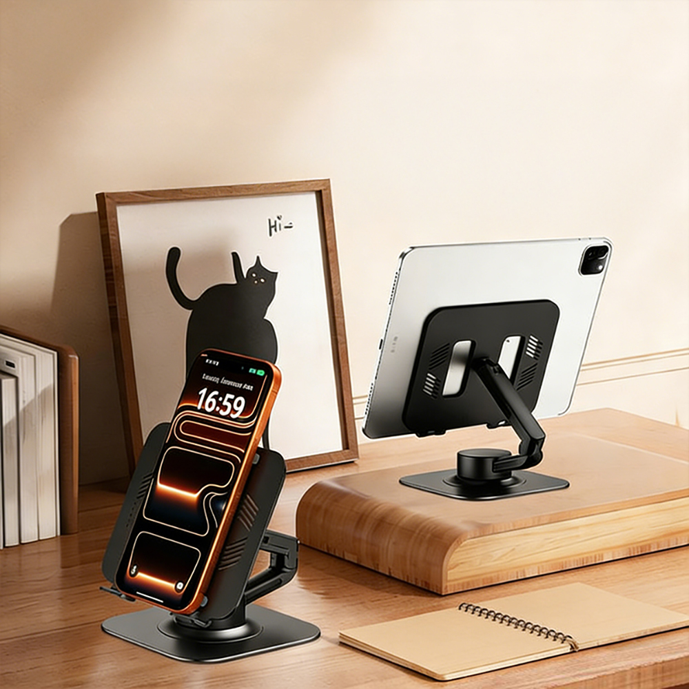 Go Des GD-HD378 Ayarlanabilir Katlanabilir 360 Derece Dönebilen Telefon ve Tablet Standı - 2