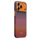 Apple iPhone 17 Pro Max Uyumlu Kılıf M-safe Şarj Özellikli Aramid Fiber Pitaka Sunset 2.0 California Dream Serisi Kapak - 1
