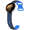 Samsung Galaxy Watch 42mm Uyumlu Zore KRD-140 20mm Silikon Kordon Strap Kayış - 1