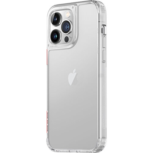 Apple iPhone 14 Pro Max Uyumlu Kılıf SkinArma Şeffaf Airbag Tasarımlı Saido Kapak
