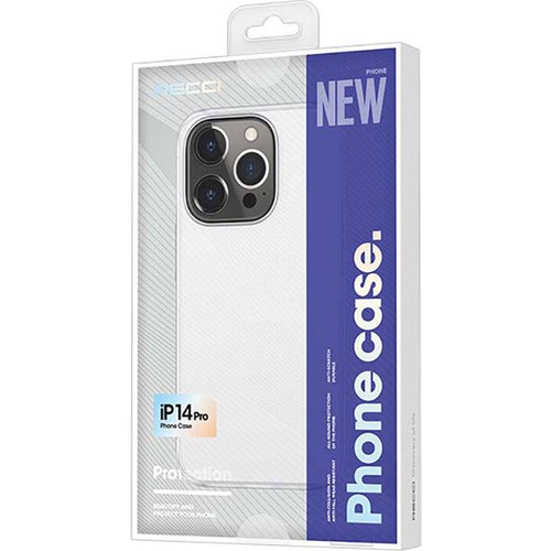 Apple iPhone 14 Pro Max Uyumlu Kılıf Ultra İnce Mat PC Arka Yüzey Recci Elite Serisi Kapak