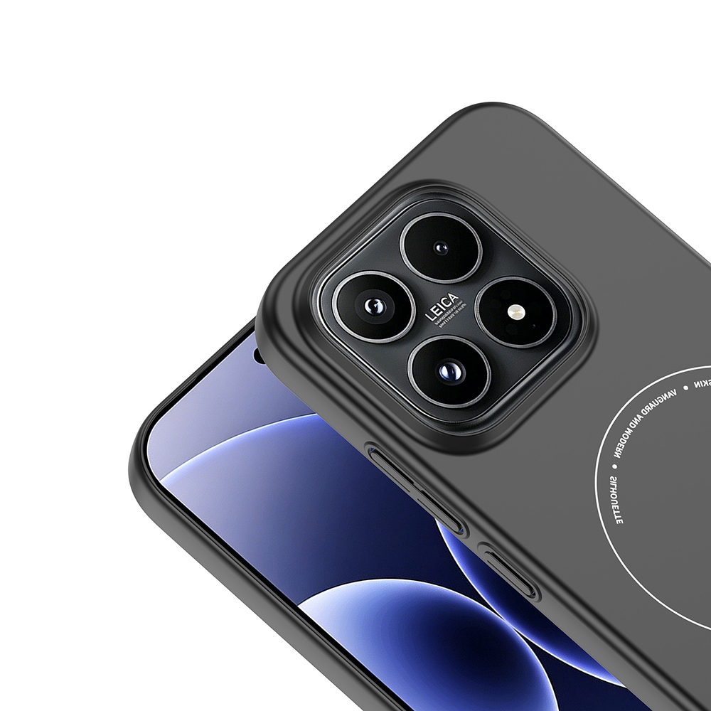 Xiaomi 17 Uyumlu Kılıf M-Safe Şarj Özellikli Kamera Korumalı Zore Elio Sert PC Kapak - 2