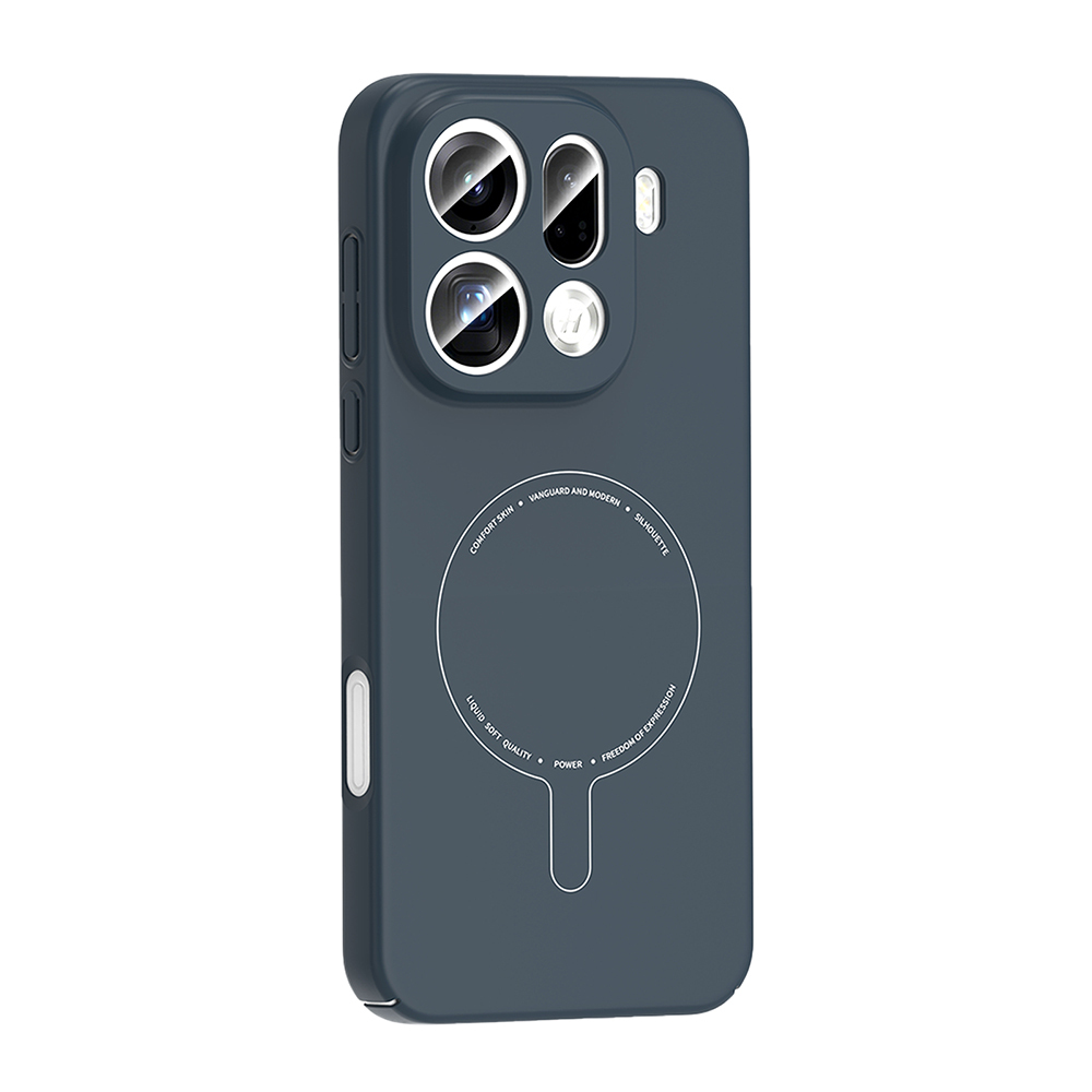 Oppo Find X9 Pro Kılıf M-Safe Şarj Özellikli Kamera Korumalı Zore Elio Sert PC Kapak - 1