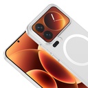 Xiaomi 17 Pro Uyumlu Kamera Korumalı M-Safe Şarj Özellikli Şeffaf Zore London Sert PC Kapak - 1