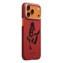 Apple iPhone 17 Pro Uyumlu Kılıf M-safe Şarj Özellikli Aramid Fiber Pitaka Horse Painting Serisi Kapak - 1