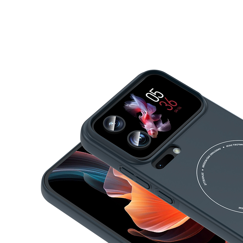 Xiaomi 17 Pro Uyumlu Kılıf M-Safe Şarj Özellikli Kamera Korumalı Zore Elio Sert PC Kapak - 2