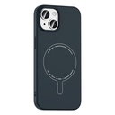 Apple iPhone 15 Uyumlu Kılıf M-Safe Şarj Özellikli Kamera Korumalı Zore Elio Sert PC Kapak - 1