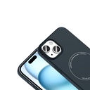 Apple iPhone 15 Uyumlu Kılıf M-Safe Şarj Özellikli Kamera Korumalı Zore Elio Sert PC Kapak - 2