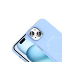 Apple iPhone 15 Uyumlu Kılıf M-Safe Şarj Özellikli Kamera Korumalı Zore Elio Sert PC Kapak - 2